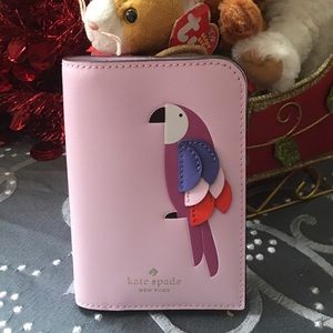 Kate spade flock party passport holder